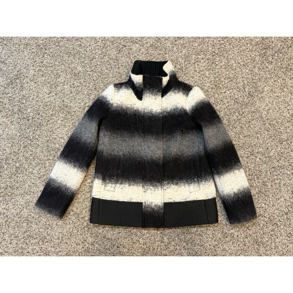 Banana Republic Women's Mohair Wool Blend Jacket Winter Ladies Warm Coat Small